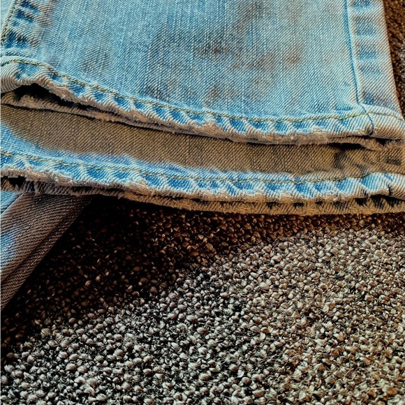 American Eagles Slim Straight Jeans Denim 100% Cotton Size US 26/28 - Pre-Loved - Picture 14 of 16